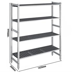 Aluminium Grundregal - 1620x1800mm - Tragkraft: 900 kg