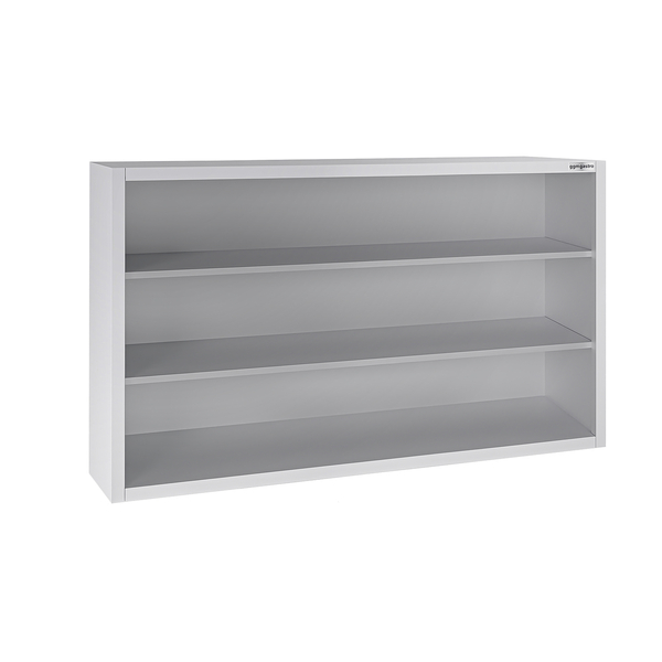 Armário de parede em aço inoxidável ECO - 1400mm - sem porta deslizante 1000mm de altura