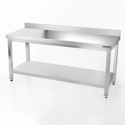 Mesa de trabalho PREMIUM - 1,8 m - com base e aba posterior