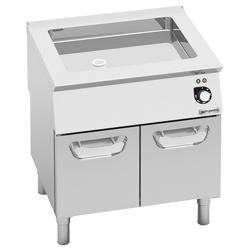 مقلاة طهي كهربائية بحوض ثابت تجارية - 800 mm - 24 L - 9.6 kW