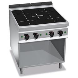 4x placas de indução (20 kW)