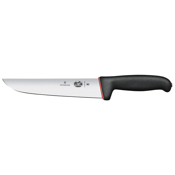 VICTORINOX | FIBROX DUAL GRIP - Cuchillo carnicero - Hoja: 200mm