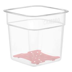 (6 pieces) CAMBRO | FreshPro Drain Shelf Insert – Red – Fits 5.7 L & 7.6 L CamSquares Containers