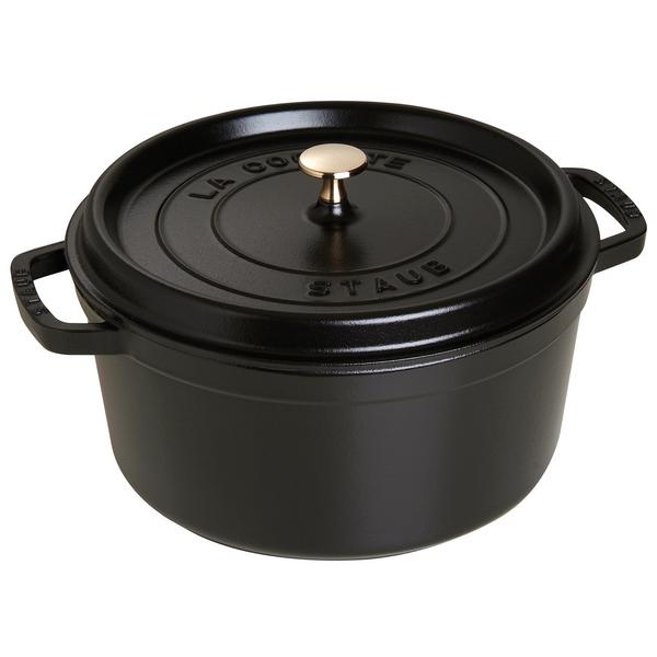 STAUB | LA COCOTTE - Cocotte - Ø 260mm - Öntöttvas - Fekete