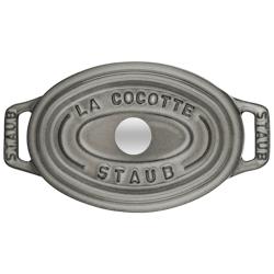 STAUB | LA COCOTTE - Mini kookpot - Ø 110mm - Gietijzer - Grafietgrijs