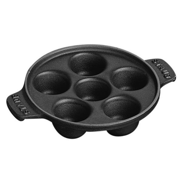STAUB | SPECIALITIES - Slakkenbord - Ø 140mm - Gietijzer - Zwart