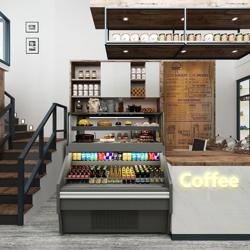 Tejghea vânzări / tejghea frigorifică - 1,32 x 0,93 m Melissa