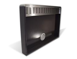 Digestoř - 770x770 mm - verzinkovaný ocelový plech | tmavě hnědá | tepelně odolná - pro pizza pece - kompatibilní s PEI25 & PDI25