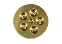 Nudelformscheibe - Caserecce 9x5mm - passend für NMF8N & NMF13N - Ø 57mm