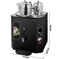 Samovar elettrico professionale - 37L - 3,5kW - con 3 teiere