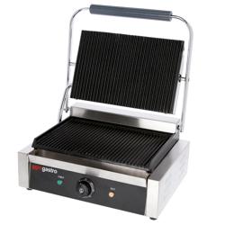 Contactgrill - 3000W - platen: boven & onder geribbeld - Grilloppervlak: 340x230mm