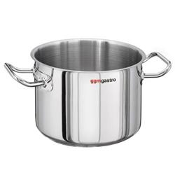 Kookpan (hoog) - RVS - 35 liter - Ø 450mm - Hoogte: 220mm - met inductiebodem / sandwichbodem