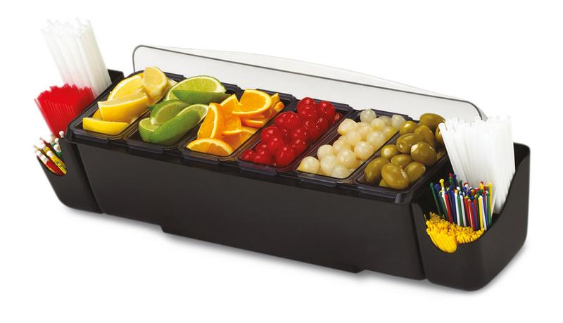 Centro de decoración -  6 jarras pequeñas - 3,3L - con tapa - con soporte