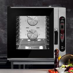 Bäckerei-Kombidämpfer - Digital - 2,4″ LCD Display - 6x EN 600x400 - inkl. Waschsystem