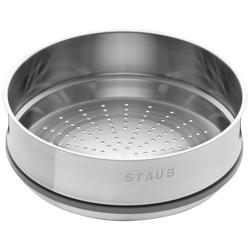 STAUB | LA COCOTTE - Kookpot met stoominzet - Ø 260mm - Gietijzer - Grafietgrijs