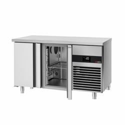 PREMIUM kylmätiski - 1400x700mm - 2 ovella - sis. leikkuulauta valkoinen