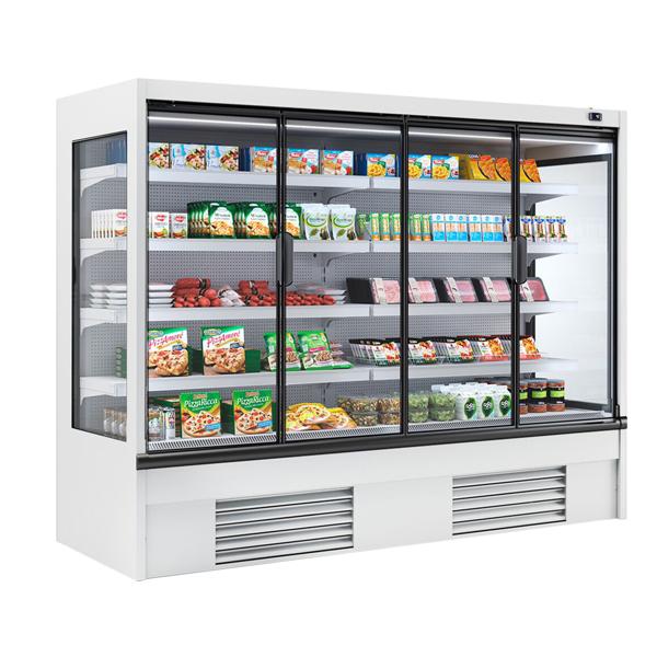 Estante refrigerada - 2,58 x 0,88 m - com 4 prateleiras