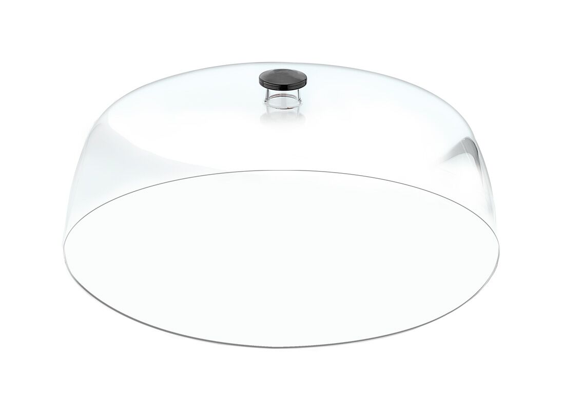 Cloche de présentation - Dôme - Polycarbonate - 338x129mm - Hauteur:151mm - rond