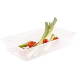 Gastronorm GN 1/1 Food Container – Translucent – −40 to +80 °C – Polycarbonate – 195 mm Deep