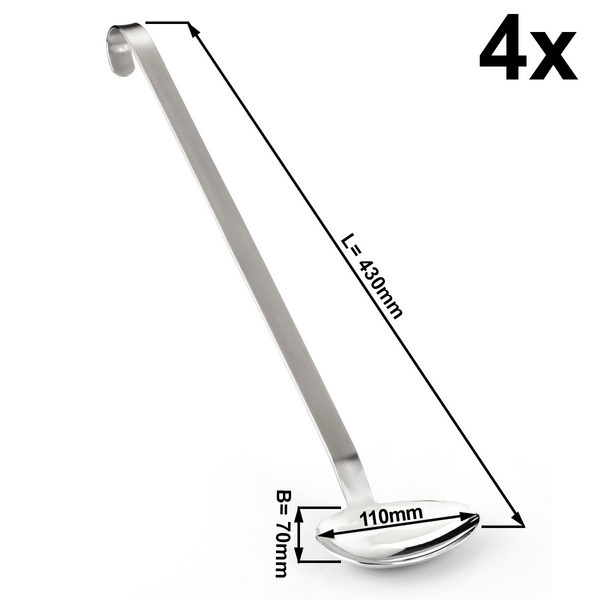 (4 Adet) Sos Kaşığı - Ø 63mm