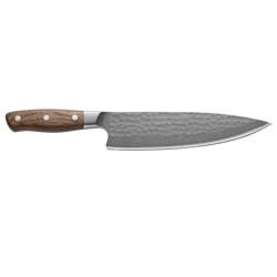 F. DICK | DarkNitro Chef's Knife – 210 mm Blade - Oak Wood Handle - Hammered Finish