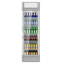 Lednice na nápoje ECO - 595 mm - 347 l - digitální teploměr - s 1 skleněné dveře & osvětleným reklamním displejem