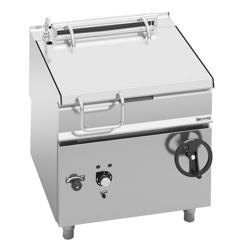 Electric Bratt Pan - 80L - 9.6kW - Manual Tilt - with Water Fill Tap
