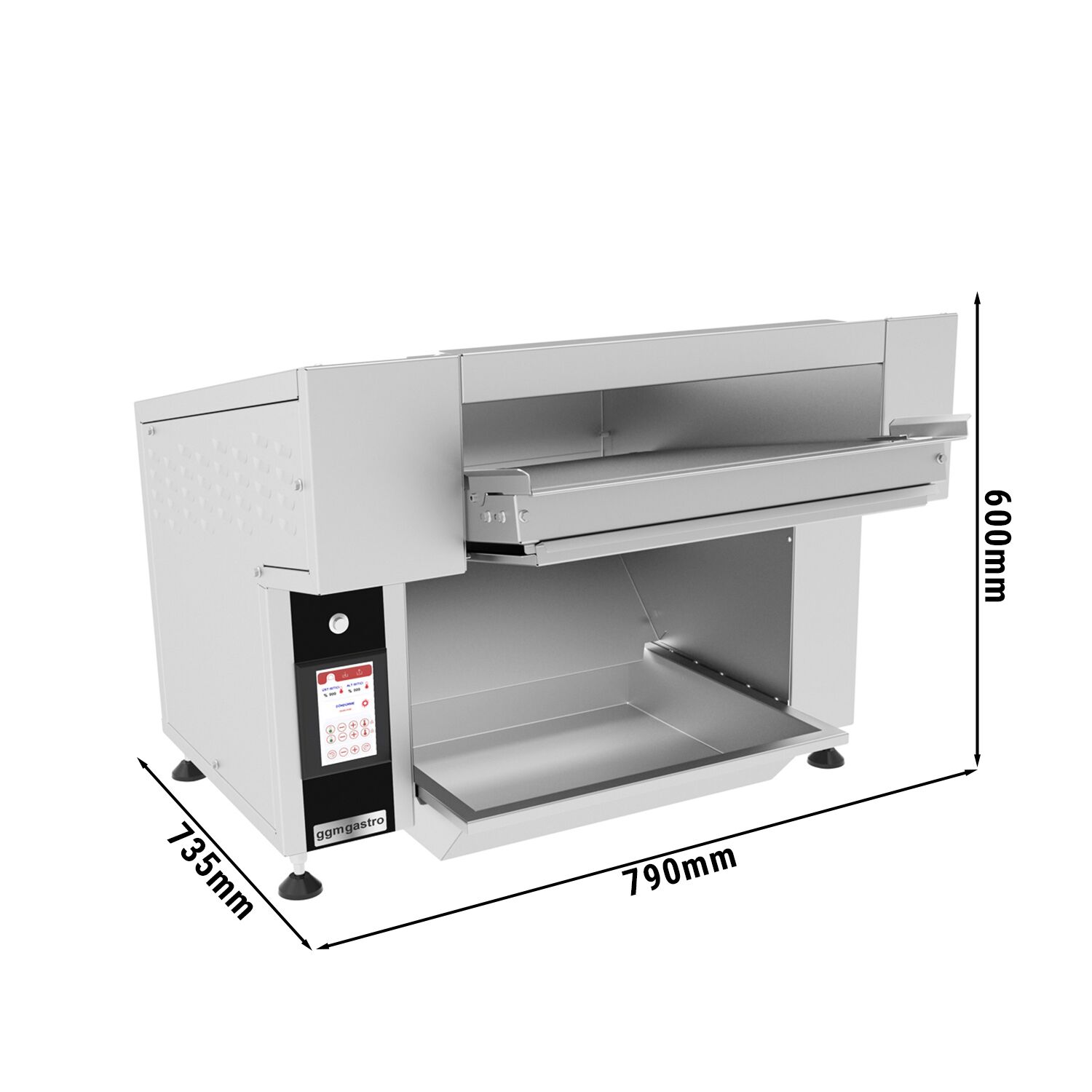 Toaster à convoyeur professionnel - 9,6kW