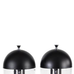 Distributeur de jus - avec tube à glaçons - 2x 6 L - Noir