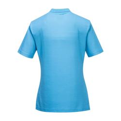 Women’s Cotton Polo Shirt - Sky Blue - Size: S