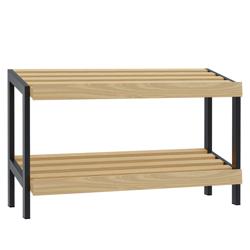 Commercial bread display rack - 900 mm - with 2 shelves