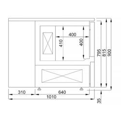 Elektrisch-Combisteamer - Handmatig - 6x GN 1/1 of 6x 600x400 - incl. snelvriezer 5x GN 1/1