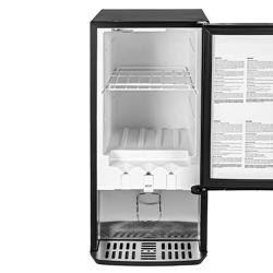 GASTRO-COOL | Üvegajtós italhűtő - 375 mm - 48 liter - 1 üvegajtóval & világító reklámpanel & LED‑világítás - fekete