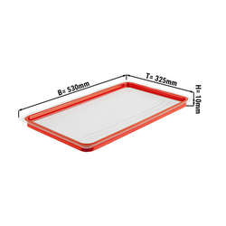 Polycarbonaat GN deksel 1/1 - Luchtdicht - 530x325mm
