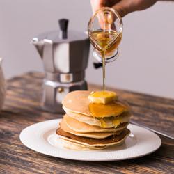 Gas Crêpes-Gerät - Form: 7 Pfännchen