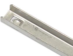 Paire de glissières en inox - pour SAS & POS7 - 20x555x15mm