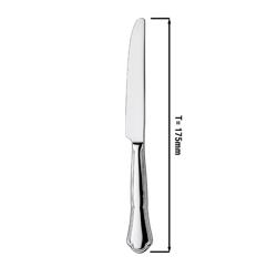 (12 pz) Coltello da dessert Linea Vincenza - Lucido - 175mm