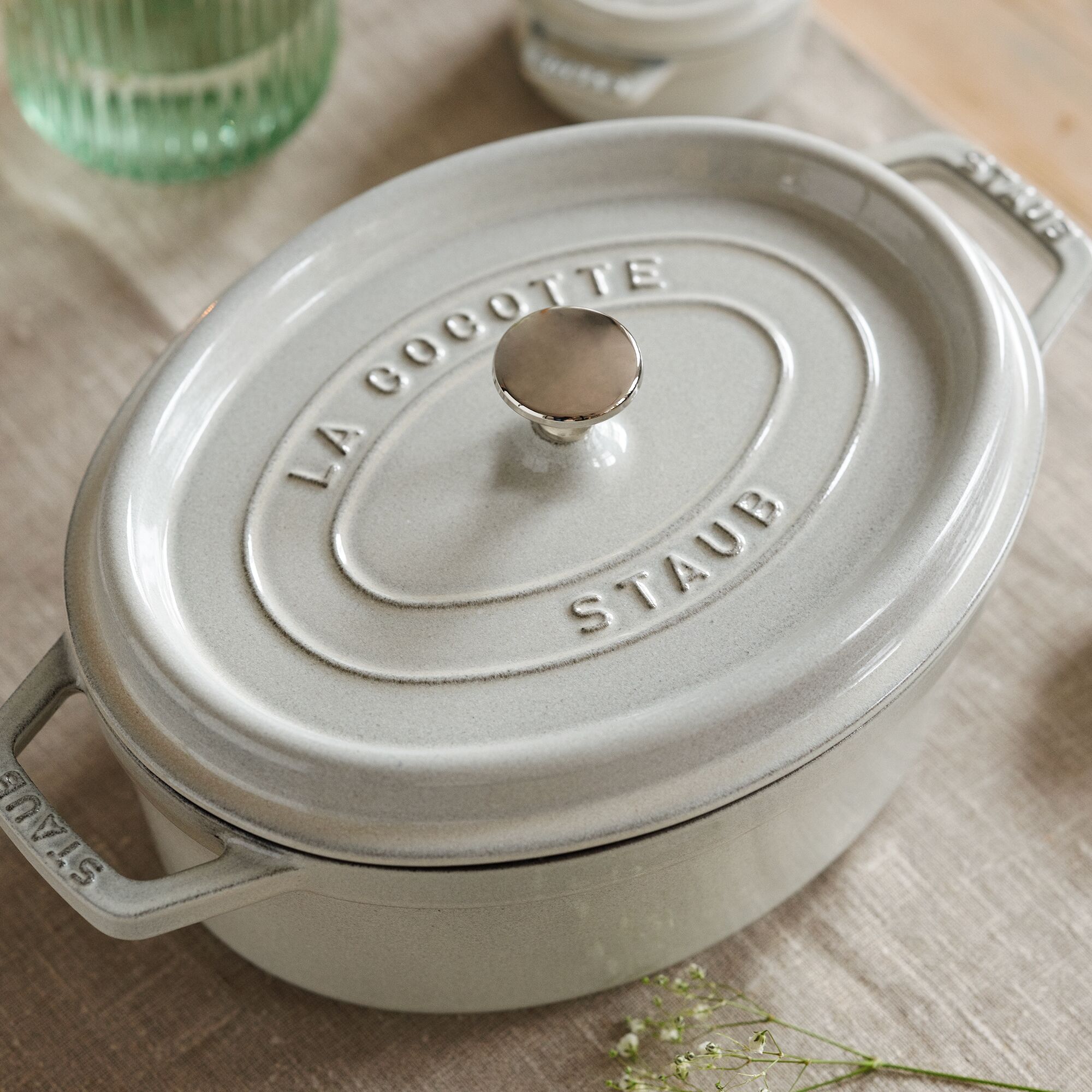 STAUB | LA COCOTTE - Cocotte - ovale - 290mm - Fonte - Truffe blanche	