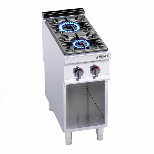 Fourneau à gaz – 19 kW – 2 brûleurs