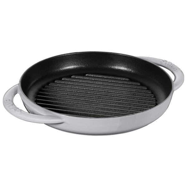 STAUB | Pure Grill Round Cast Iron Grill Pan – Ø23 cm - Graphite Grey