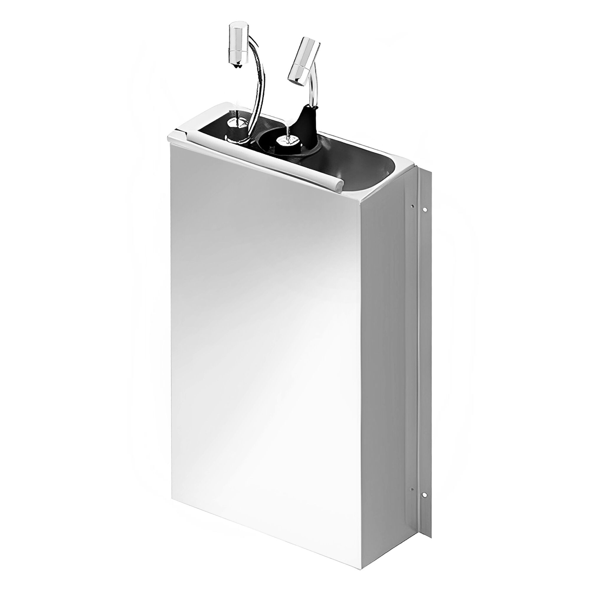 (2 pcs) Douchette de rinçage pour portionneur - avec clapet anti-retour (intégré) - incl. assiette-tamis