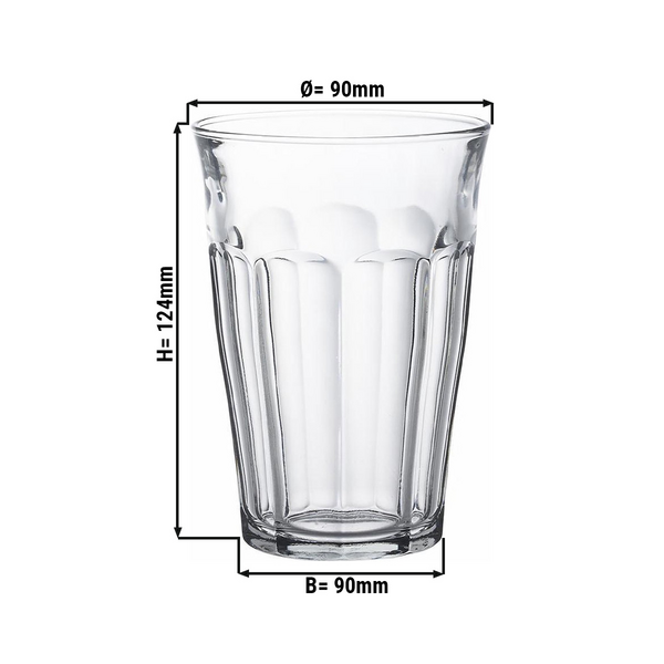 (6 bucăți) Pahar Duralex Longdrink Glass - ISTANBUL - 360 ml - Transparent