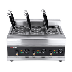 Hervidor de pasta con 6 escurrideros