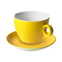 (6 шт.) BART COLOUR CAFE - блюдце для капучино - кругле - Ø 155 мм - жовтий