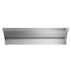 Cappa per forno per pizza - 1130x960x270mm - acciaio zincato - compatibile con GEP4 - senza motore