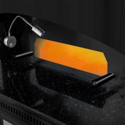 Forno a gas per pizza - Cielo e platea in mattoni refrattari - 1482x1720mm - 9 pizze Ø30cm - fino a 400°C - Touch - incl. Sottotelaio/Supporto