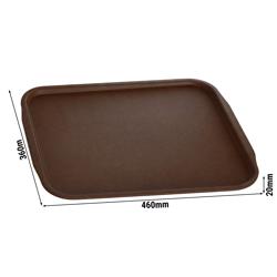 Bricka 460 x 460mm - brun