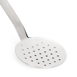 (4 pz) Schiumarola - Ø 100mm - Lunghezza manico: 380mm - acciaio inox