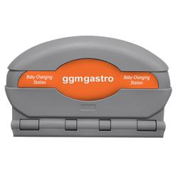 Wall-mounted changing table - 860x500mm - Gray