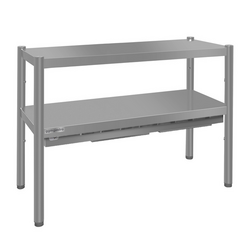 Värmebord ECO - 1,0 - med 2 plan - höjd: 0,7 m
